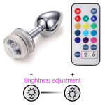 Led Butt Plug Metal With Light Sex Games for Couples Luminous Prostate Massage Buttplug Tail Erotic Anal Plug - 图片 7