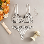 High Quality Women Sexy Costumes Teddy Lingerie New Product Women Bra Sexy Set Hot Lace Bra and Panties Underwear - 图片 7