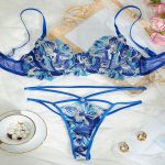 Source Factory Made Women Sexy Lingerie Embroidered Costume Erotic Floral Underwear Bra Lingerie Sexy Underwear Bra Set - 图片 7