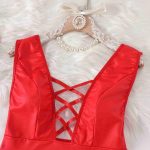 Hot-selling Sexy Lingerie V-neck Lace-up Seductive Buttock Revealing Lace-up Seductive Buttock Dress - 图片 7