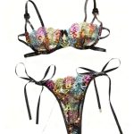 Best-selling and Popular Adult Lingerie with Halter Straps, Lace Edges, and a Variety of Petal-transparent Mesh Adult Lingerie - 图片 7