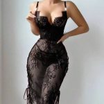 A Best-selling Sexy Lingerie Dress Featuring Lace and Cutouts, Revealing the Chest and Hugging the Buttocks - 图片 7