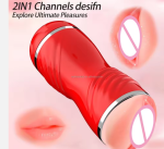 Best Sale 2 in 1 Silent Refreshing Airplane Cup Adult Realistic Masturbation Oral Sex Toys Masturbator Sex Toy Box for Male - 图片 7