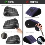 Juguete Sexual Bedroom Velvety Sex Pillow Furniture Inflatable Cushion Position, Curved Sex Pillow BDSM Adult Sex Toy for Couple - 图片 7