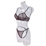 European and American Bestsellers of Erotic Lingerie, Halter Lace Mesh Printed Lingerie, Sexy Lingerie and Erotic Two-piece Set - 图片 7