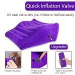 Inflatable Sex Pillow BDSM Adult Travel Pillow for Sex Aid Climax Wedge Pillow Sexual Position Cushion Couple Game Sex Furniture - 图片 7