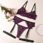 New Sexy Lingerie Sets for Women From Europe and America, Featuring Lace Straps, Steel Rims, Leg Wraps and Halter Tops - 图片 7