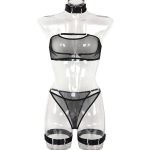 A Four-piece Set of Trendy Lace, Mesh, Sheer, Cut-out, Strapless, Leg and Neck Lingerie From Europe and America - 图片 7