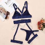 A Popular European and American Sexy Three-piece Lingerie Set with a Waist Band and Leg Band to Adjust the Mood - 图片 7