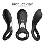 Vibrating Penis Ring Perineal Stimulation Anal Vibrator Cock Ring for Couples and Men's Games - 图片 7