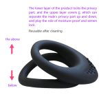 Cock Ring on for Men Delay Ejaculation Erection Sex Shop Toys for Couple Sextoy Penisring Man Enlarger Silicone Penis Ring - 图片 7