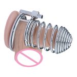 Metal Chastity Device Male Comfortable Virginity Lock Chastity Belt With Small Penis Cage - 图片 7