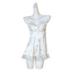 Sexy Vneck Backless Nightgown for Womensmooth Loose Comfortable,Breathable and Alluring - 图片 7